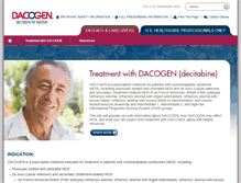 Tablet Screenshot of dacogen.com